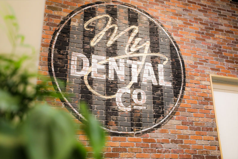 My Dental Company - Logo on the wall