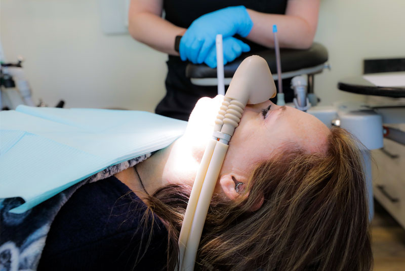 anxious dental patient