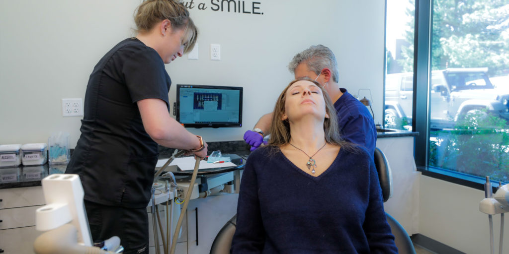 anxious dental patient